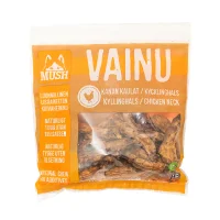 MUSH VAINU Hundesnack Kyllingehalse 220 g - naturlige tyggeben til hunde