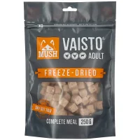 MUSH Vaisto Frysetørret Grå 250 g - Naturligt frysetørret hundefoder