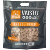 MUSH Vaisto Frysetørret Grå 800 g - Naturligt og Næringsrigt Hundefoder