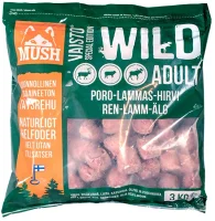 MUSH Vaisto Mørkegrøn Wild rensdyr lam elg til hund 3 kg