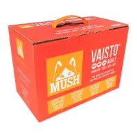 MUSH Vaisto Rød Gris Okse Laks XL 10 kg - Naturligt BARF-foder til hunde