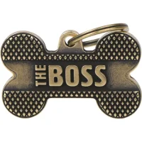 My Family Hundetegn Ben Large Boss Guld