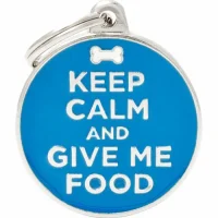 My Family Hundetegn Keep Calm And Give Me Food