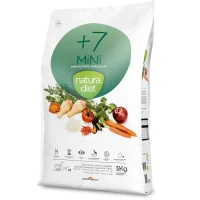 Natura Diet Hundefoder Senior +7 Mini 3 kg - tørfoder til små ældre hunde