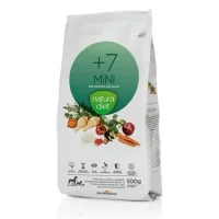 Natura Diet Hundefoder Senior +7 Mini 500 g - tørfoder til små ældre hunde