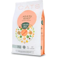 Natura Diet Kattefoder Adult Laks 3 kg - tørfoder til voksne katte