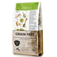 Natura Diet Kornfri Kylling & Grøntsager 3 kg - kornfrit hundefoder til voksne hunde