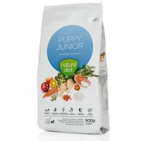 Natura Diet Puppy Junior hvalpefoder 500 g til sund vækst