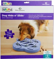 Nina Ottosson HideSlide Niveau 2 Lila - sjovt aktivitetslegetøj til hunde