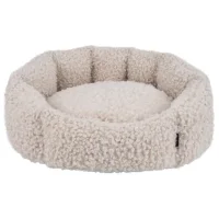 Nordic Paws Embla hundeseng Beige S - rund og hyggelig komfort