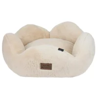 Nordic Paws Flora plys hundeseng Medium 75 x 75 cm Beige