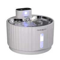Nordic Paws Glacia trådløs vandfontæne hvid 2,8 L