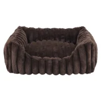 Nordic Paws Ripple Square hundeseng M Brun 60 x 52 x 17 cm