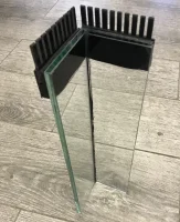 Overløbskasse med kam 12 x 12 x 46 cm