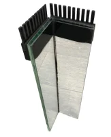 Overløbskasse med kam 12 x 25 x 56 cm Højre