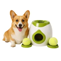 Pawise boldkaster med godbidsdispenser 18 x 19 cm