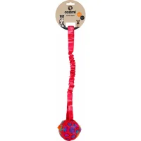 Play-n-tug Ball With Crinkle Pink Cammo 50 cm - Trækkelegetøj til Hund