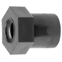PVC 16mm Overgang med Indvendigt Gevind 3/8 tomme