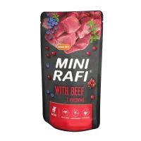 Rafi Mini vådhundefoder med oksekød 150 g - fuldfoder til små hunde