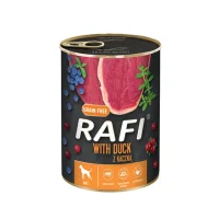 RAFI vådfoder and med blåbær og tranebær 400 g