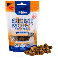 Semi-Moist Soft Lam og Ris 165 g - bløde hundesnacks