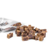 Snackit Bløde Rådyr terninger 100 g - naturlige hundesnacks
