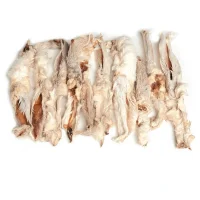 Snackit Kaninøre med pels 1 stk - Naturlig tyggesnack til hunde