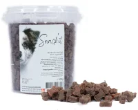 Snackit Semi-Moist Mini Bones med Hest 500 g - bløde hundesnacks