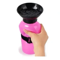 Squeeze drikkeflaske med indbygget skål 500 ml med anti tilbageløb