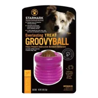 Starmark Groovy Ball Medium Veggie Treat - snackbold til mellemstore hunde