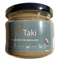 Taki Collagen - Peanutbutter med gevirpulver 300 g - naturlig hundesnack