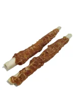 Treattime Tyggepinde med kylling 20 cm 2 stk - store hundesnacks