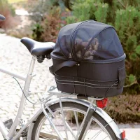 Trixie Cykeltaske kurv til bagagebærer Sort