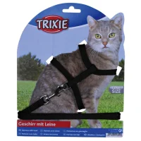 Trixie Kattesele i nylon 22-42 cm med line 1.25 m (4185)