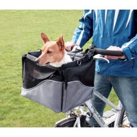 Trixie Luksus Cykeltaske til Hund SortGrå