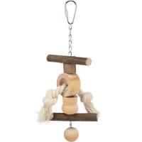 Trixie Natural Living legetøj med kugle og reb 20 cm
