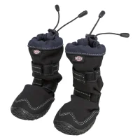Trixie Walker Active Long hundesko sort XL 2 stk