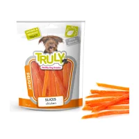 Truly Dog Chicken Slices 360 g - lange kyllingesnacks til hund