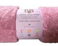 Vetbed Original rosa medium 75x100 cm til hund - varm støtte og komfort
