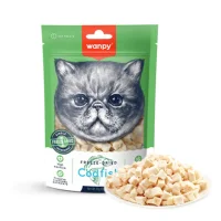Wanpy Frysetørret Torsk til Kat 20 g - naturlig snack