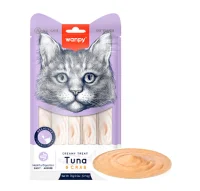 Wanpy Kat Cremet Slikbar Godbid med Tun og Krabbe