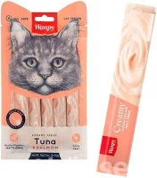 Wanpy Kat Cremet Slikbar Godbid med Tun og Laks