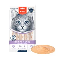 Wanpy Kat Funktionel Cremet Slikbar Godbid Urinary Care And & Kylling 70g (5x14g)