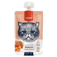 Wanpy Kat Tasty Paste Salmon - Slikbar godbid 90 g