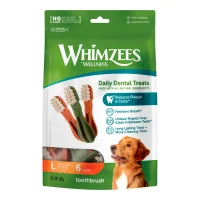 Whimzees Toothbrush Star Large - Tandpleje tyggeben til store hunde