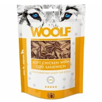 Woolf Hundesnack Bløde Kylling med Torsk Sandwich