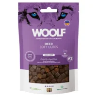 Woolf Hundesnack Bløde Terninger med Hjort - monoprotein 100 g