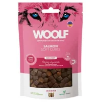 Woolf Hundesnack Bløde Terninger med Laks - monoprotein 100 g