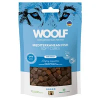 Woolf Hundesnack Bløde Terninger med Middelhavsfisk - monoprotein 100 g