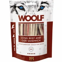Woolf Hundesnack Okse og Torsk Lang Sandwich